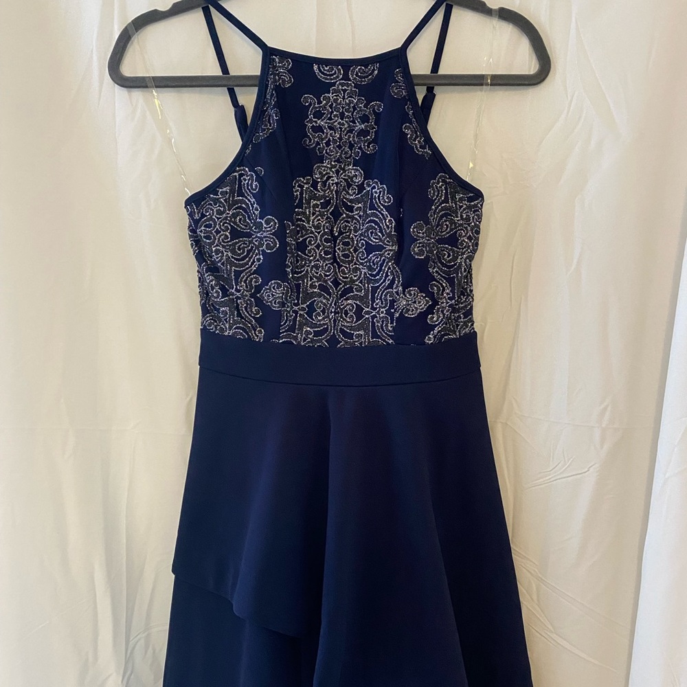 navy blue dress